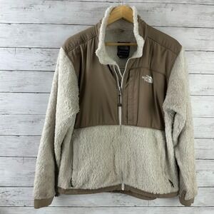 The North Face Jacket Women's‎ Large Tan Brown Summit Series Fleece Polartec